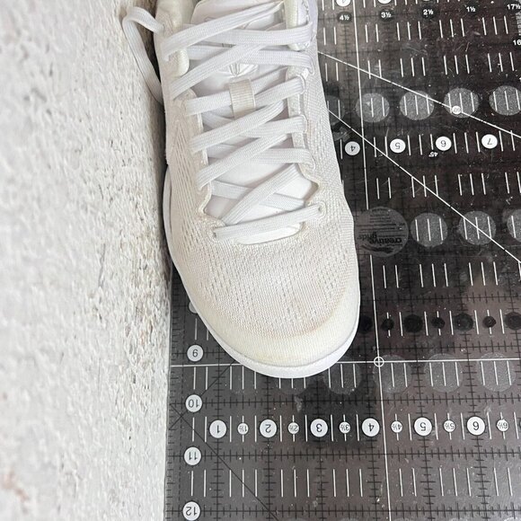 Nike Zoom Kobe 8 Men 4 Women 5.5 Fj9364-100 Triple White Knit Low Training Shoe - Picture 15 of 15